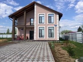 Новый дом со всеми коммуникациями в деревне Малоярославецкий район, Козлово