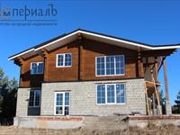 Продаётся 2-ух этажный современный комбинированный дом из камня и дерева в деревне Боровский район, д. Лучны