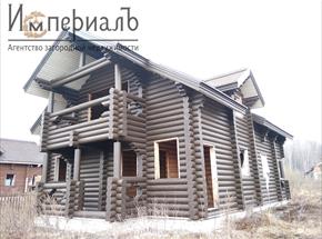 Новый бревенчатый дом в Боровском районе Боровский район, Акуловские пруды