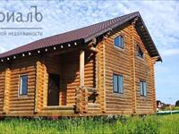 Продаётся двухэтажный бревенчатый дом без отделки  Боровский район, КП Тишнево-1