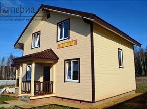 Продаётся новый дом с ГАЗОМ для круглогодичного проживания Боровский район, д. Тишнево