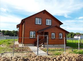 Продается уютный теплый  дом  от застройщика из бруса Боровский район, д. Кабицыно