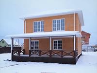 Новый кирпичный дом с террасой в Кабицыно Боровский район, д.Кабицыно